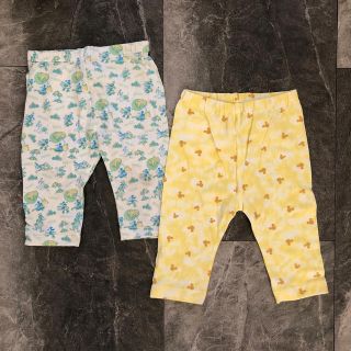 ユニクロ(UNIQLO)のユニクロ　レギンス2枚セット　90 ディズニー　ミッキー　 (パンツ/スパッツ)