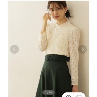 プロポーションボディドレッシング(PROPORTION BODY DRESSING)のPROPORTION クラシカルレースブラウス(シャツ/ブラウス(長袖/七分))