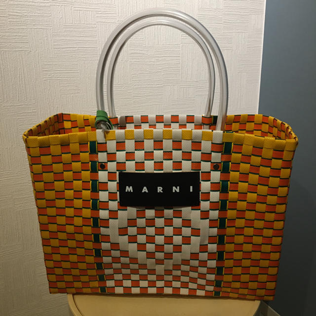 未使用　MARNI マルニ　カゴバッグ　ピクニックバッグ　L 大