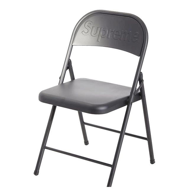 "SUPREME " 2020AW Metal Folding Chair 黒 折り畳みイス