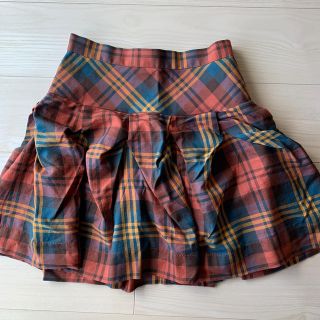 ヴィヴィアンウエストウッド(Vivienne Westwood)のviviennewestwood  スカート　チェック(ミニスカート)