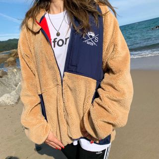 ルーカ(RVCA)のInstagramで人気☆LUSSO SURF フリースジャケット　S☆RVCA(パーカー)