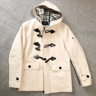 バーバリーブラックレーベル(BURBERRY BLACK LABEL)の【専用お取り置き】ダッフル ピーコート メンズ L 白系(ピーコート)