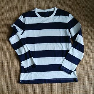 ユニクロ(UNIQLO)のユニクロ　メンズ　ボーダー長袖Tシャツ(Tシャツ/カットソー(七分/長袖))