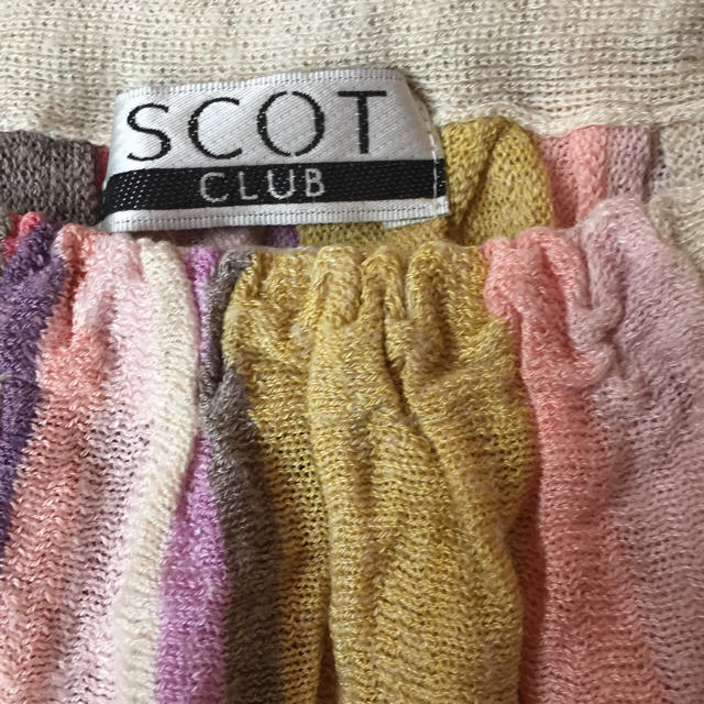 SCOT CLUB(スコットクラブ)のスコットクラブ春夏ニットカットソー レディースのトップス(カットソー(半袖/袖なし))の商品写真