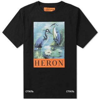 オフホワイト(OFF-WHITE)の【正規品】HERON PRESTONヘロンプレストン　Tシャツ(Tシャツ/カットソー(七分/長袖))