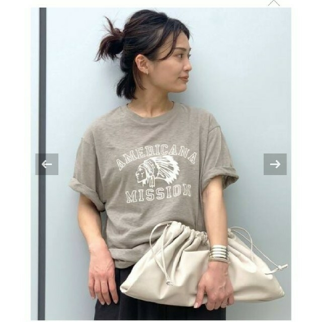 DEUXIEME CLASSE(ドゥーズィエムクラス)のAP STUDIO【AMERICANA】別注 インディアン Tシャツ レディースのトップス(Tシャツ(半袖/袖なし))の商品写真