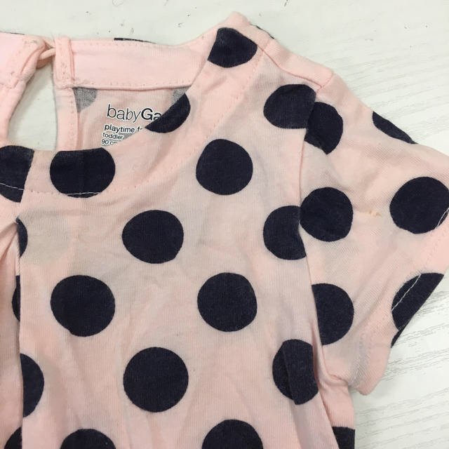 babyGAP(ベビーギャップ)のGAP♡ ドット柄Ｔシャツ☆３点セット☆ キッズ/ベビー/マタニティのキッズ服女の子用(90cm~)(Tシャツ/カットソー)の商品写真