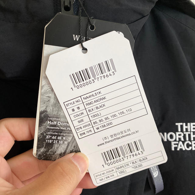 THE NORTH FACE(ザノースフェイス)の新品 ザ ノース フェイス リモ アノラック 黒 L メンズのジャケット/アウター(マウンテンパーカー)の商品写真