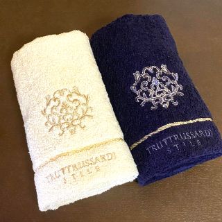 トラサルディ(Trussardi)の入荷しました！☆トラサルディ上質フェイスタオル２枚セット新品(タオル/バス用品)