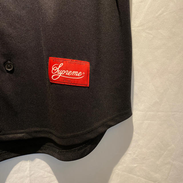 supreme 17fw ベースボールシャツ スネーク