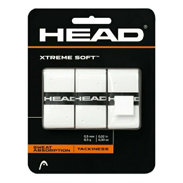 HEAD(ヘッド)のヘッド エクストリームソフト x３　XTREMESOFT x３　グリップテープ スポーツ/アウトドアのテニス(その他)の商品写真