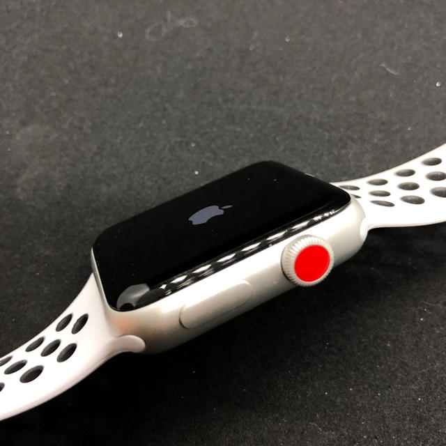 Apple Watch3 NIKE GPS+Cellular 42mmケース箱有メンズ
