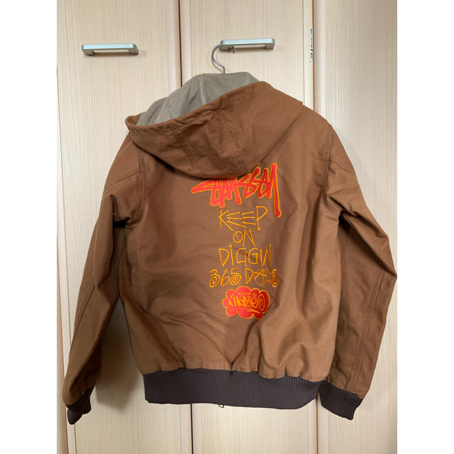 STUSSY(ステューシー)のstussy×carhartt×HAZE トリプルコラボ　フードジャケット メンズのジャケット/アウター(ブルゾン)の商品写真