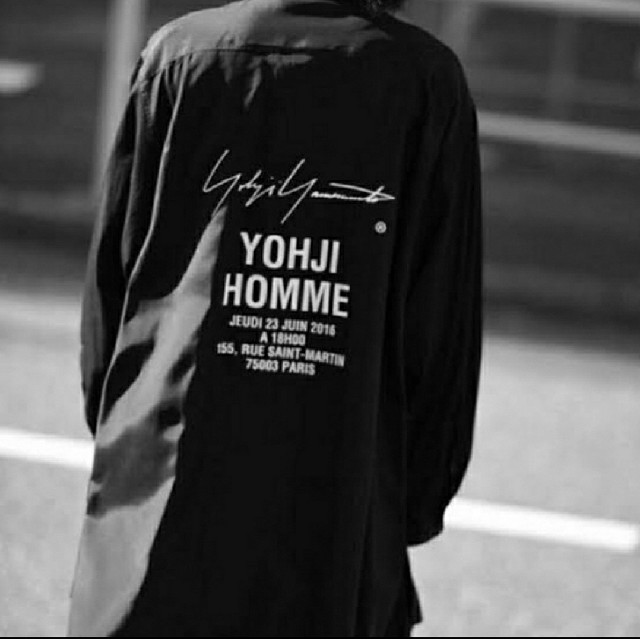 yohji yamamoto pour homme 18ss スタッフシャツ