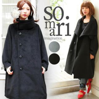 【専用出品】Somari スタンドカラー主役ロングコート(ロングコート)