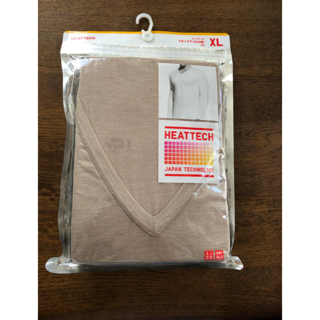 UNIQLO(ユニクロ)のユニクロ ヒートテック VネックT(九分袖) メンズのトップス(Tシャツ/カットソー(七分/長袖))の商品写真