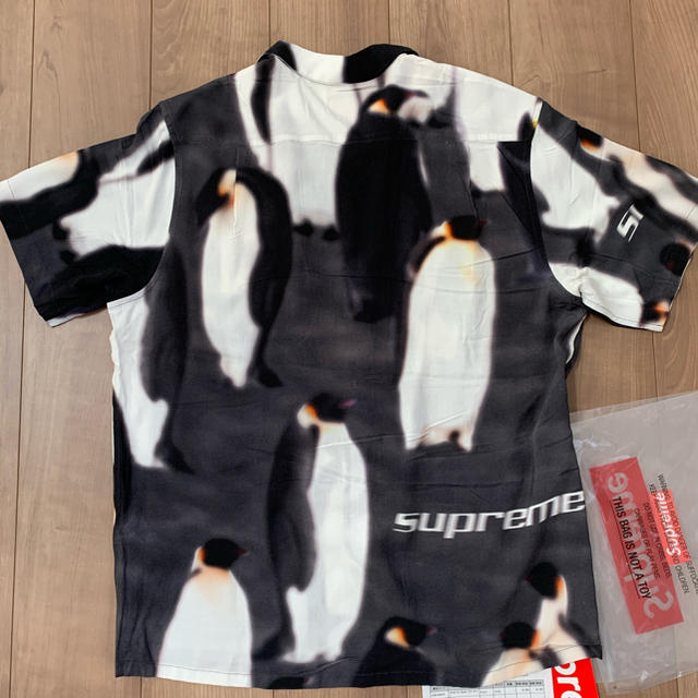 送料無料新作】 Supreme - Supreme Penguins レーヨンシャツ L ...
