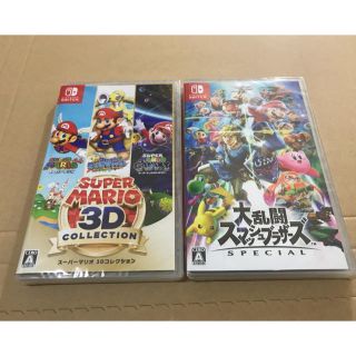 ニンテンドースイッチ(Nintendo Switch)の◾️2台セット SUPER MARIO 3D  スマッシュブラザーズ (家庭用ゲームソフト)