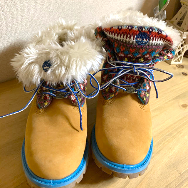 Timberland(ティンバーランド)のティンバーランド　ファーニットブーツ レディースの靴/シューズ(ブーツ)の商品写真