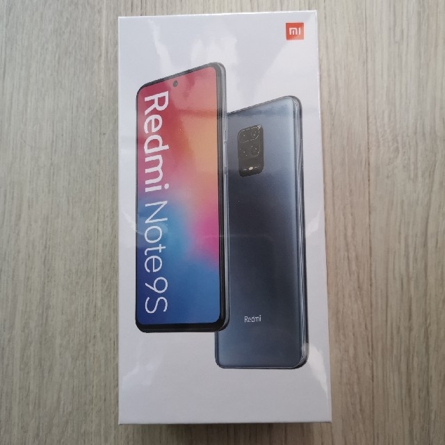 Xiaomi Redmi Note 9S グレイシアホワイト 国内版 未使用新品