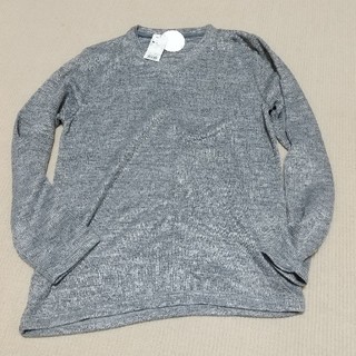 新品未使用 セーター シルバー グレー サイズM(ニット/セーター)
