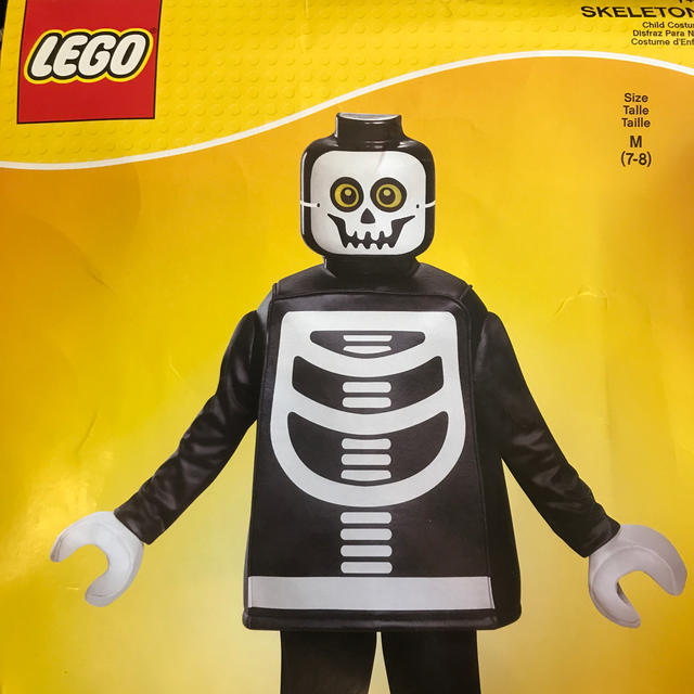 Lego(レゴ)のLEGO コスチューム　スケルトン　ハロウィン エンタメ/ホビーのコスプレ(衣装)の商品写真