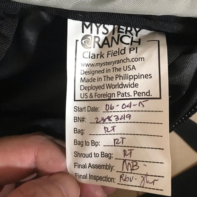 MYSTERY RANCH(ミステリーランチ)の【ゲンジ様専用】ミステリーランチ バックパック オレンジタグ メンズのバッグ(バッグパック/リュック)の商品写真