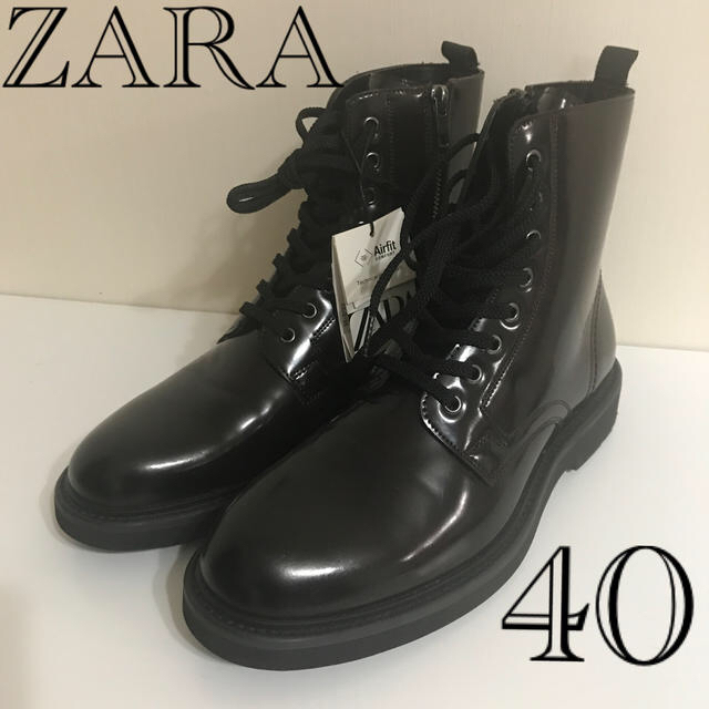 ZARA - TIM様専用新品ZARAメンズレースアップブーツ40の通販 by marble