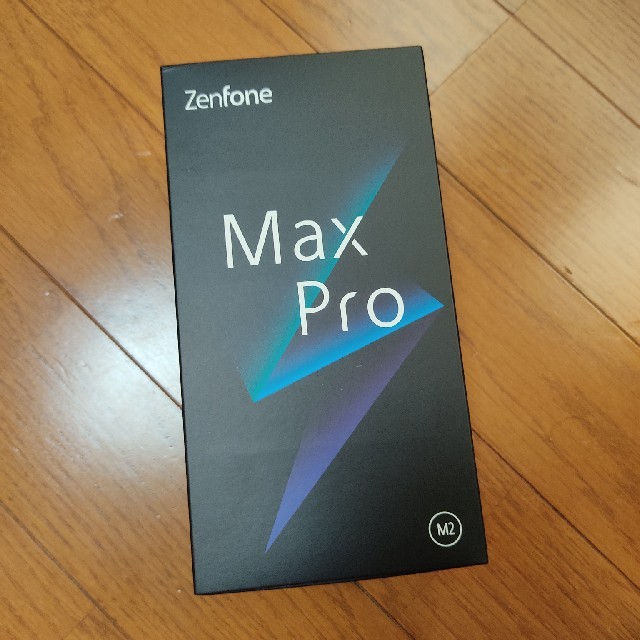 ANDROID(アンドロイド)の新品未開封 ASUS ZenFone Max Pro（M2） ミッドナイトブルー スマホ/家電/カメラのスマートフォン/携帯電話(スマートフォン本体)の商品写真