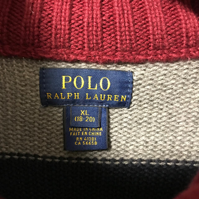 POLO RALPH LAUREN(ポロラルフローレン)の【値下げ】Ralph Lauren ファスナー付ニット メンズのトップス(ニット/セーター)の商品写真