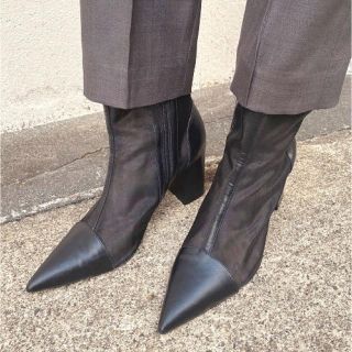 アメリヴィンテージ(Ameri VINTAGE)のAMERI MESH PIPING BOOTS(ブーツ)