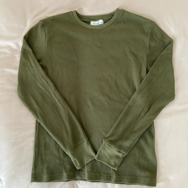 ワッフル生地　ロングTシャツ メンズのトップス(Tシャツ/カットソー(七分/長袖))の商品写真