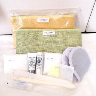 ロクシタン(L'OCCITANE)のお値下げ！【新品未使用 2セット】ロクシタン ANA アメニティー ＆ ポーチ(サンプル/トライアルキット)