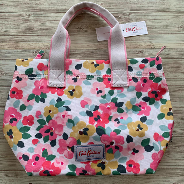 Cath Kidston(キャスキッドソン)のキャスキッドソン　ペインテッドパンジー　トートバッグ レディースのバッグ(トートバッグ)の商品写真