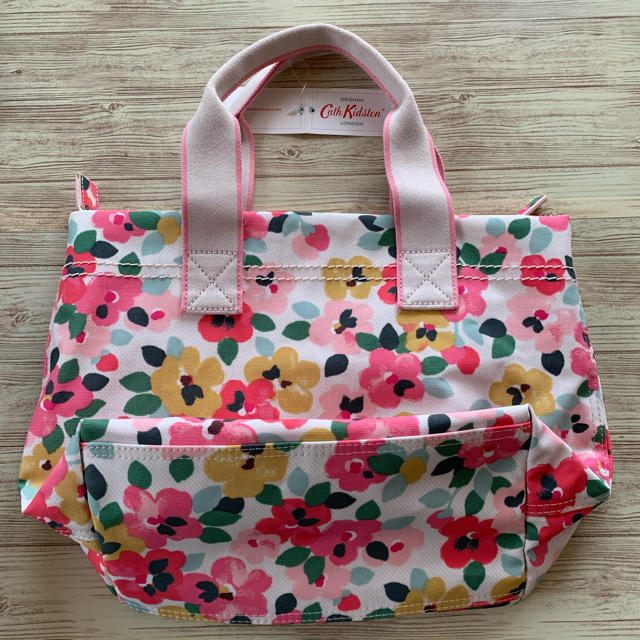 Cath Kidston(キャスキッドソン)のキャスキッドソン　ペインテッドパンジー　トートバッグ レディースのバッグ(トートバッグ)の商品写真