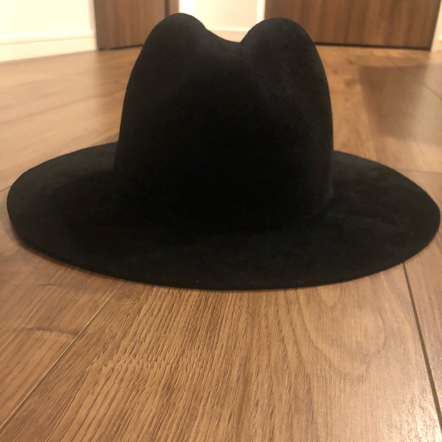 UNUSED(アンユーズド)のUNUSED ロングブリムハット ブラック メンズの帽子(ハット)の商品写真