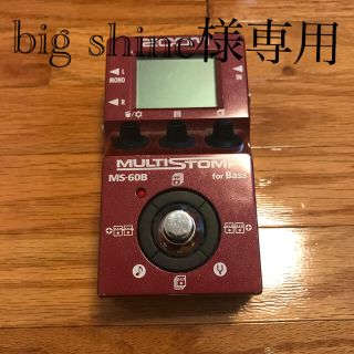 ズーム(Zoom)の【値下げ】zoom MULTISTOMP MS-60B(ベースエフェクター)