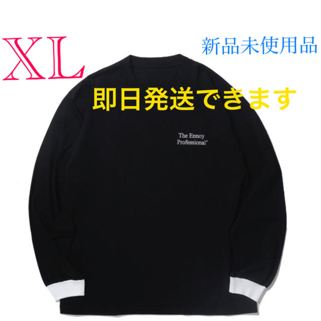 ennoy エンノイ　Tシャツ　ロンT ブラック　XL メンズのトップス(Tシャツ/カットソー(七分/長袖))の商品写真