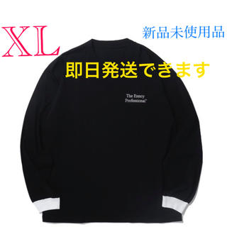 ennoy エンノイ　Tシャツ　ロンT ブラック　XL(Tシャツ/カットソー(七分/長袖))