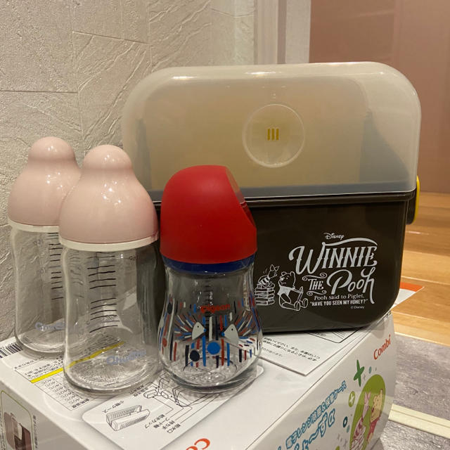 combi(コンビ)のコンビ 除菌じょーずα 哺乳瓶 粉ミルクサンプル セット キッズ/ベビー/マタニティの洗浄/衛生用品(食器/哺乳ビン用洗剤)の商品写真