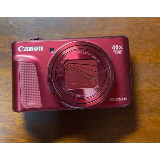 Canon(キヤノン)のPowerShot SX720 HS（レッド） スマホ/家電/カメラのカメラ(コンパクトデジタルカメラ)の商品写真