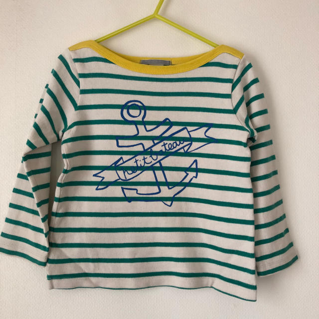 PETIT BATEAU(プチバトー)のプチバトー ボーダーTシャツ キッズ/ベビー/マタニティのキッズ服男の子用(90cm~)(Tシャツ/カットソー)の商品写真