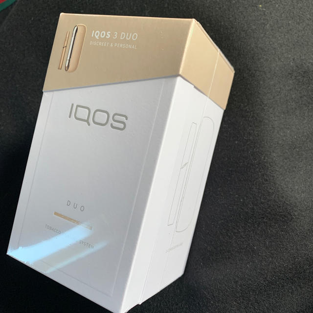 IQOS(アイコス)のiQOS 3 DUO ゴールド 新品未開封 製品未登録 メンズのファッション小物(タバコグッズ)の商品写真