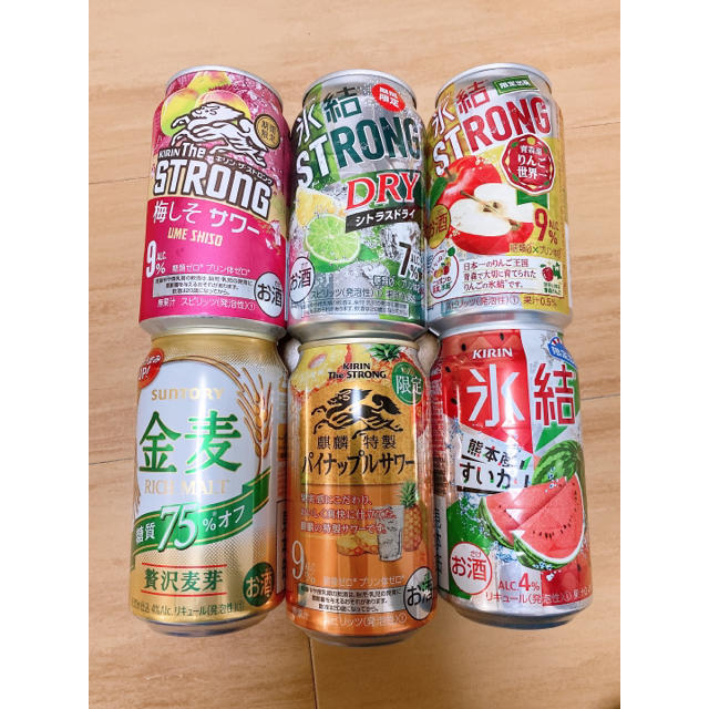 キリン(キリン)のお酒見本缶 6缶セット 食品/飲料/酒の酒(その他)の商品写真