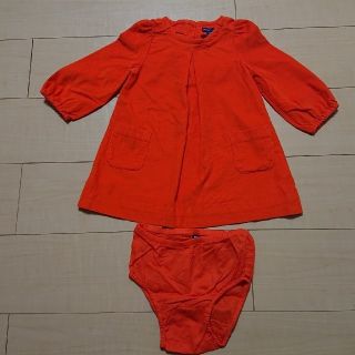 ベビーギャップ(babyGAP)の長袖 ワンピース サイズ90 babyGap(ワンピース)