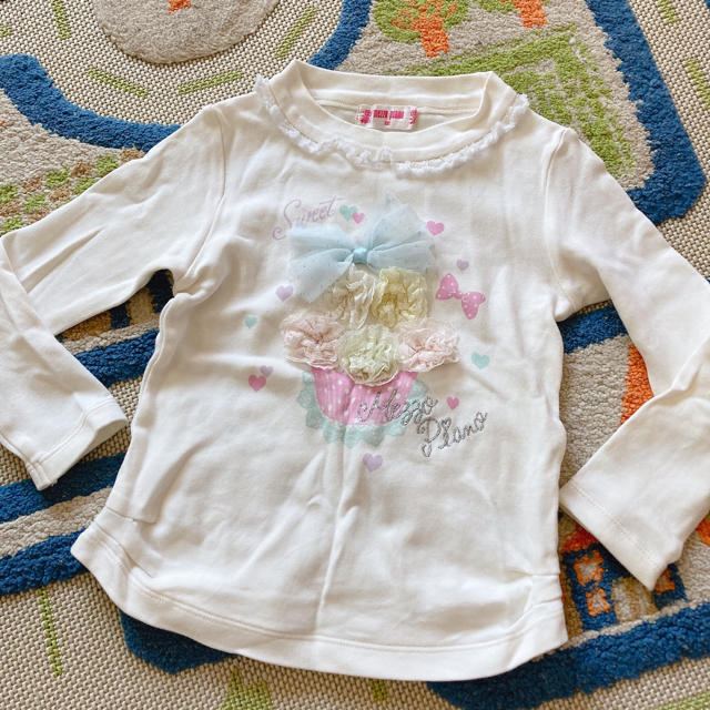 mezzo piano(メゾピアノ)のmezzo piano  Tシャツ キッズ/ベビー/マタニティのキッズ服女の子用(90cm~)(Tシャツ/カットソー)の商品写真