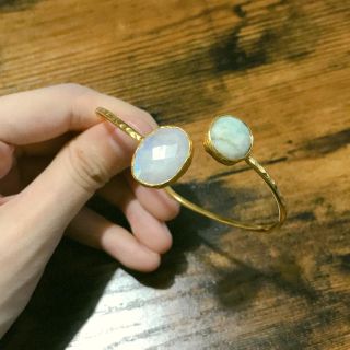 新品本物 ビジュマム bijumam ガーデンクォーツ リング 貫入 天然石