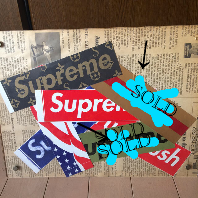 売り切れ必至！ Supreme ステッカー supreme ステッカー