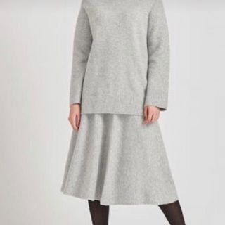 ユニクロ(UNIQLO)のユニクロ　スフレヤーン　モックネック　セットアップ　S 新品未使用　(セット/コーデ)